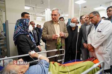 بازدید نوروزی وزیر بهداشت از دو بیمارستان تابعه دانشگاه