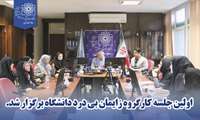 اولین جلسه کارگروه زایمان بی درد دانشگاه برگزار شد.
