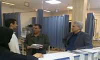 بازدید شبانه معاون امور بین الملل دانشگاه از مرکز پزشکی آموزش و درمانی مدرس