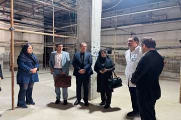 بازدید دکتر رضا مینایی معاون درمان دانشگاه از بیمارستان شهدای تجریش
