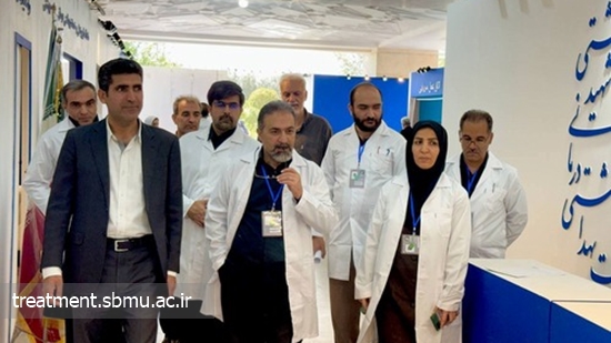 بیمارستان تخصصی موقت دانشگاه علوم پزشکی شهیدبهشتی- مراسم بدرقه و تشییع رهبر شهید 